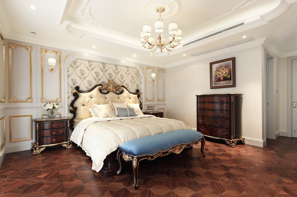 法式轻奢 · 405 平常州别墅装修案例丨中国常州-9