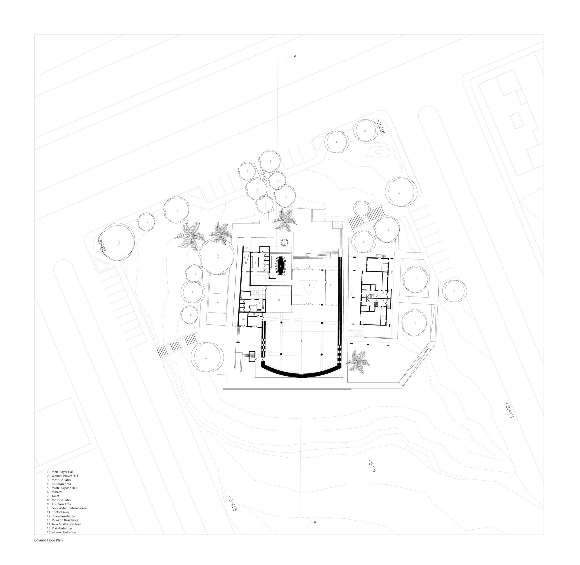 Al Gharra 清真寺丨沙特阿拉伯麦地那丨Mohammed Ibrahim Shafee 建筑事务所-16