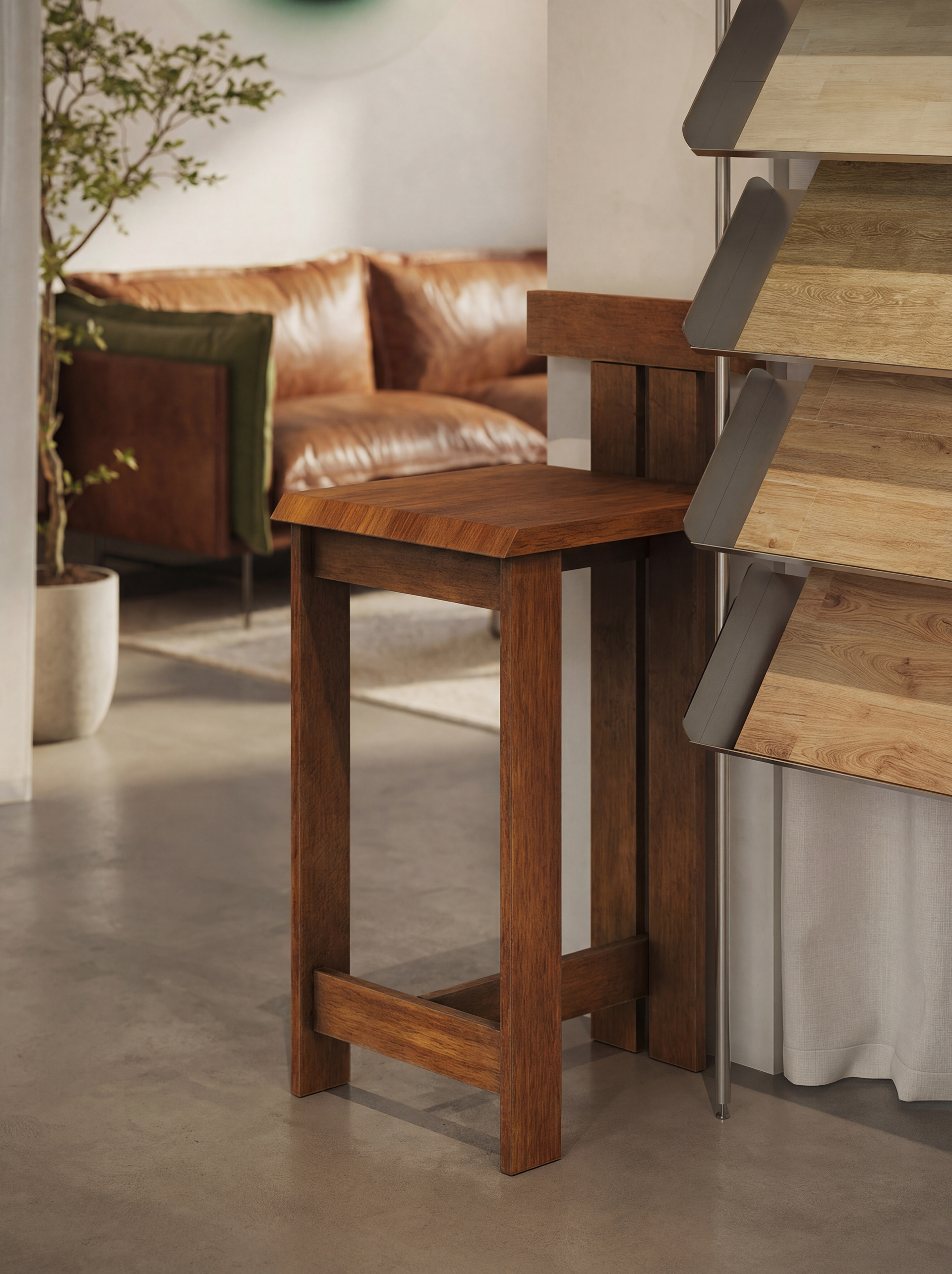 天然饰面材料展厅丨德国柏林丨Mosolova Valeria-26