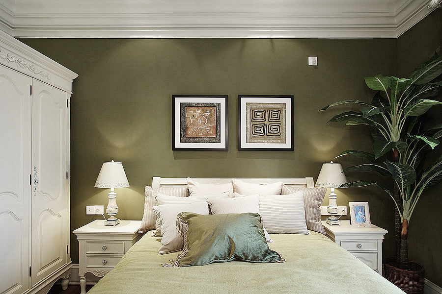 法式简约家装别墅样板房-35