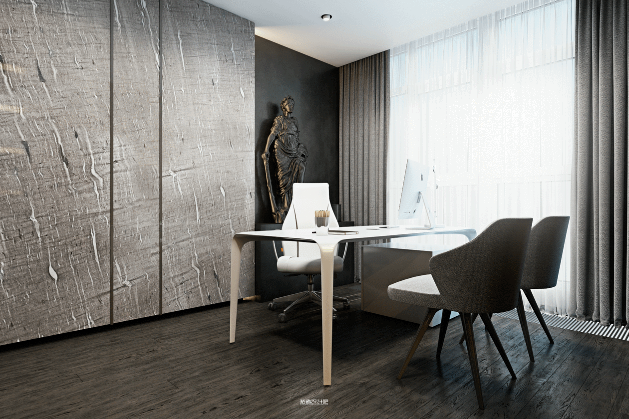 高级灰++ 高级黑 | 打造魅力奢华空间-45