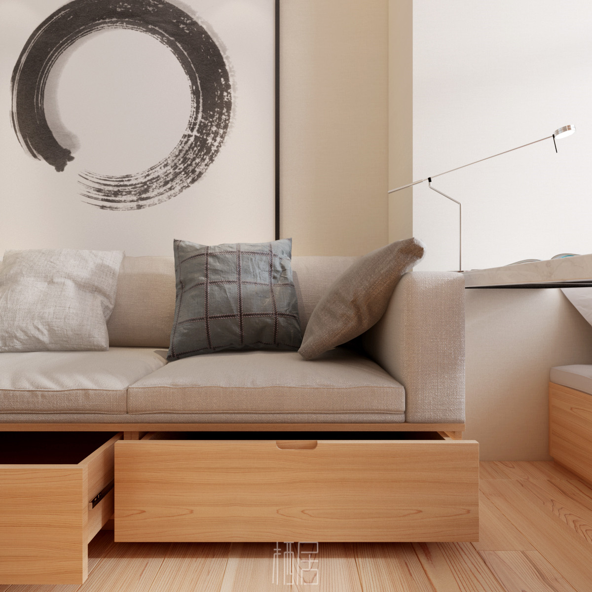 小户型逆袭 | 48 平米一居室变身三室三厅三卫一厨设计-15