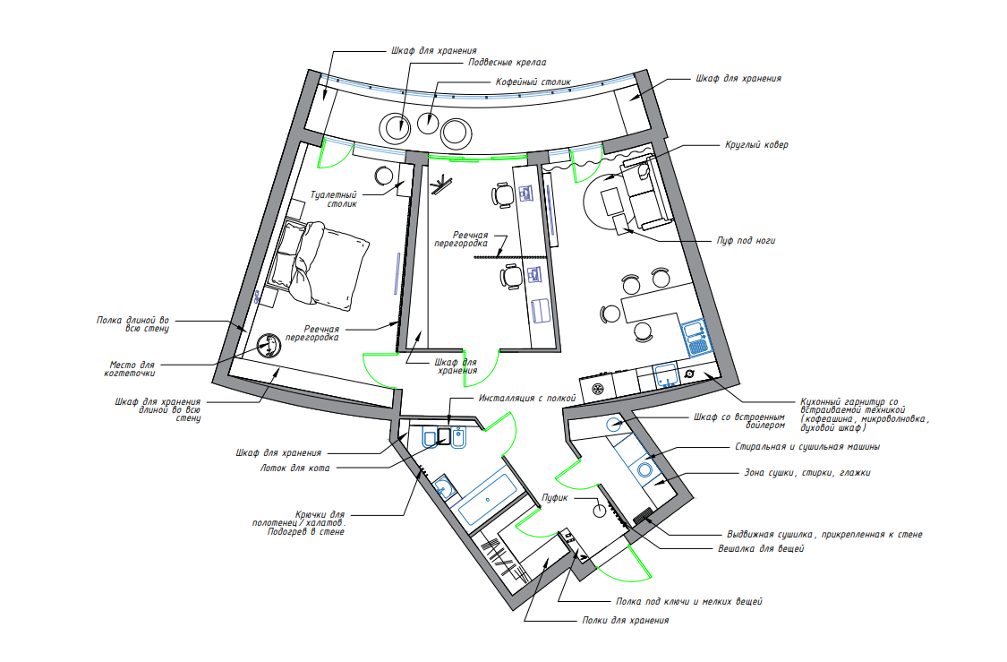 Apartment in "Galactic PRO"-1