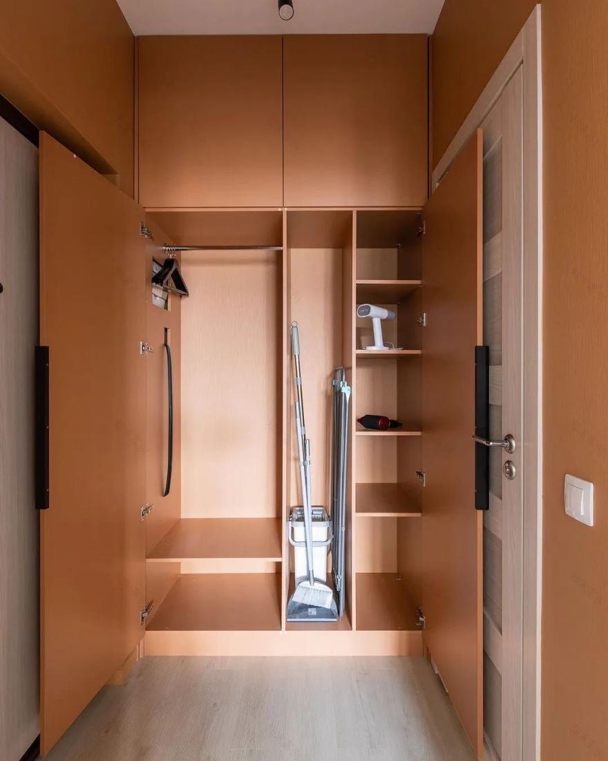 29㎡一字型小公寓室内设计丨Ekaterina Shein-29