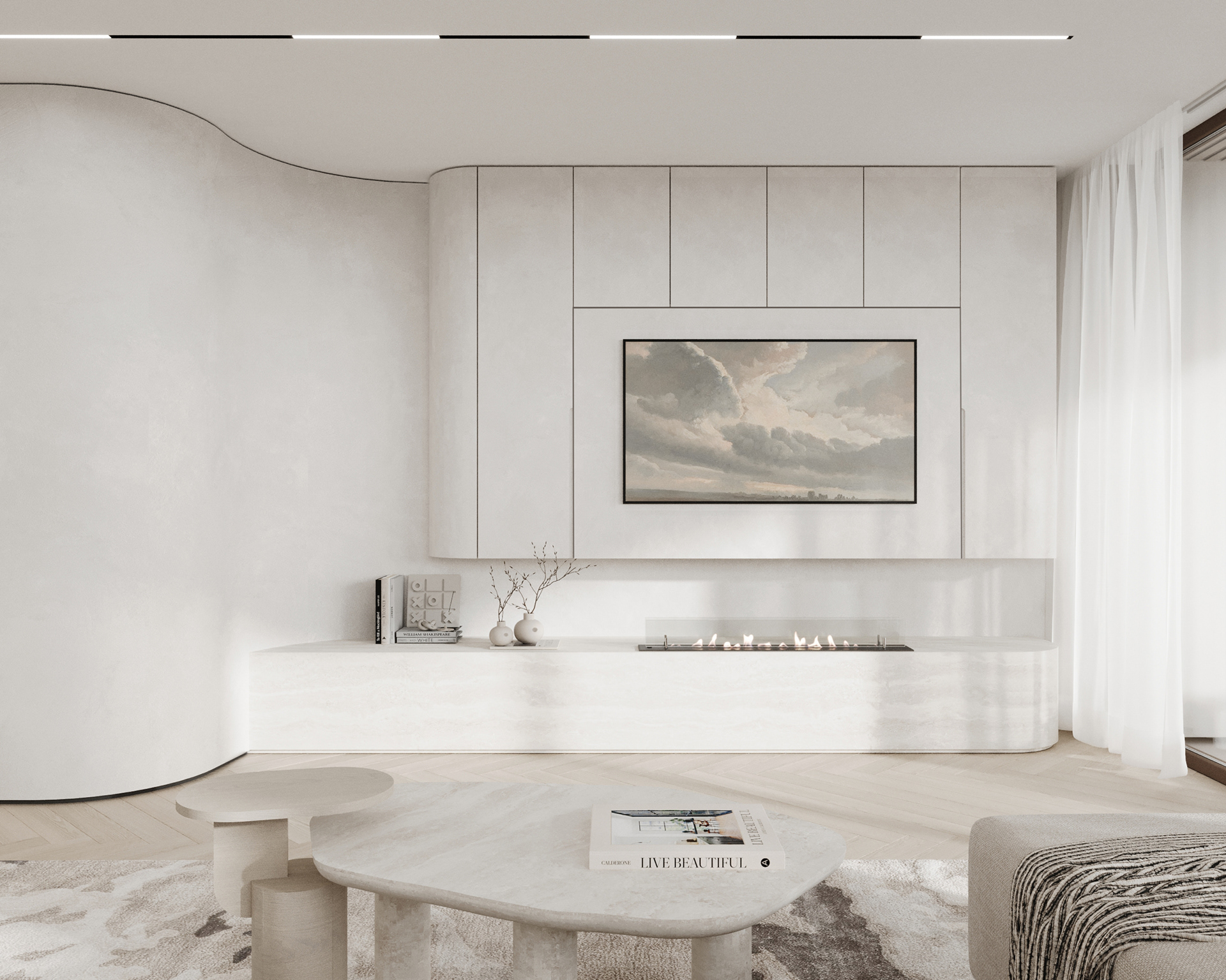 Calm Minimalism（宁静简约风）复式室内可视化项目丨澳大利亚阿德莱德-6