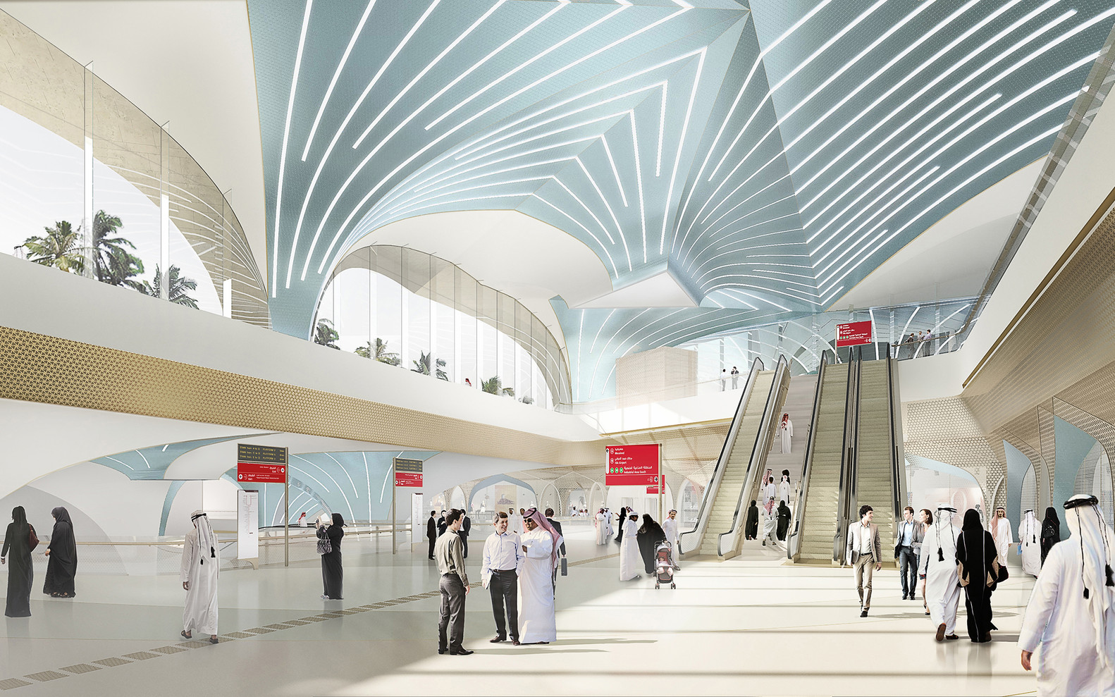 UNStudio Appointed to Create Identity for Qatars New Metro Network-3