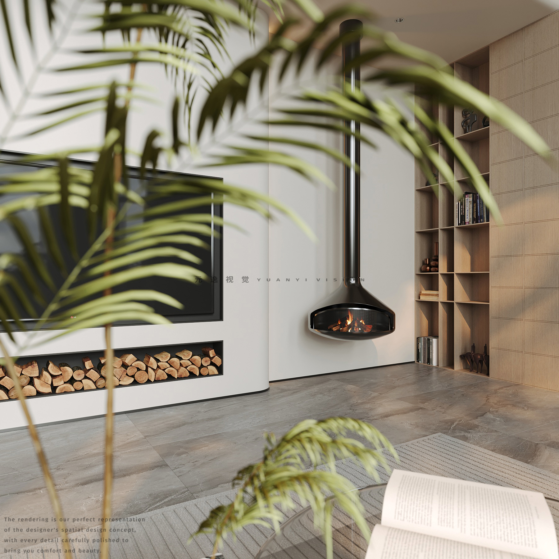 中古侘寂风室内设计丨个人设计师-12