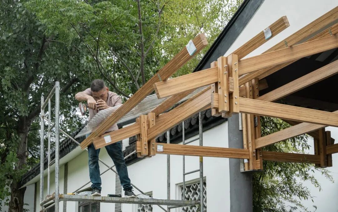 建城实践|2025年暑期工业竹搭建工作营浦口校区实验工坊自建活动成果展示-69