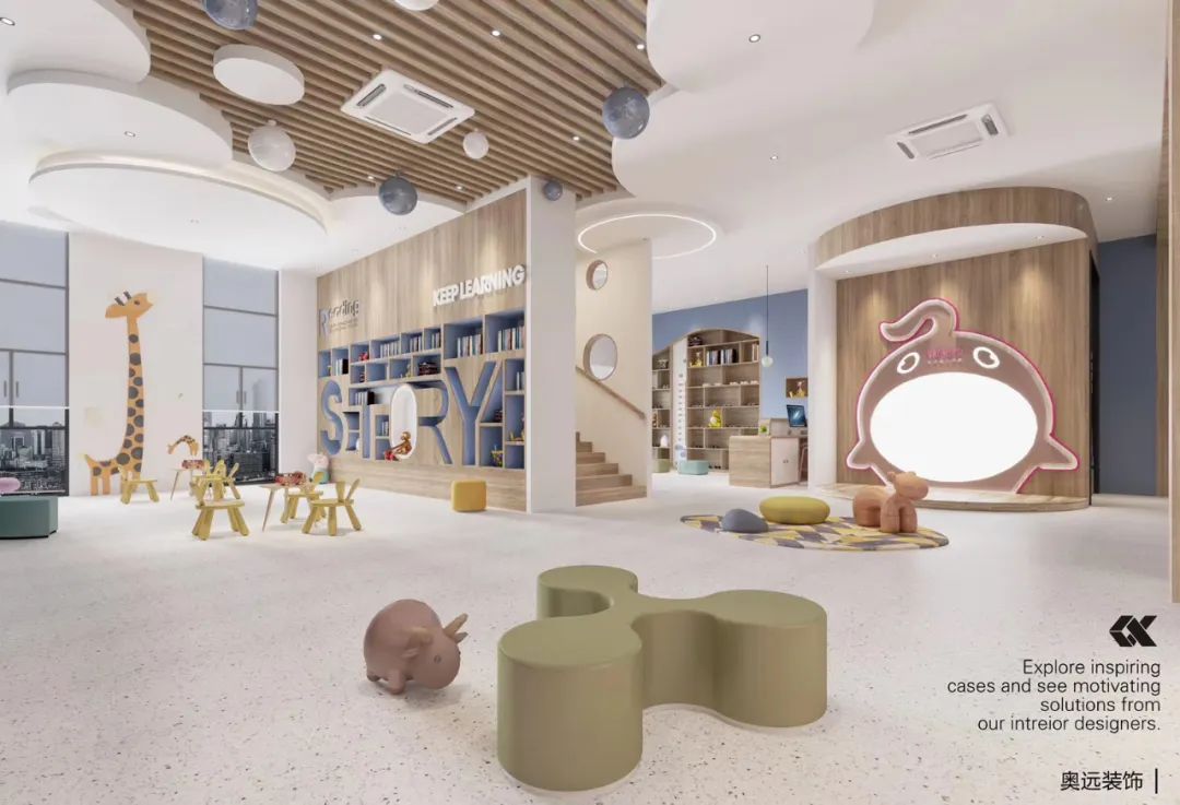 浙江嘉善鲱鱼宝宝早教中心 | 现代风格童趣空间-22
