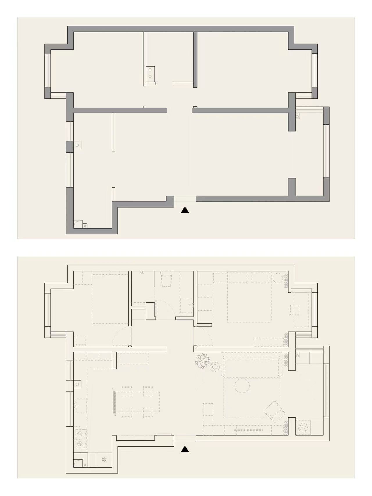 奶茶色的家丨中国北京丨NOTHING DESIGN-38