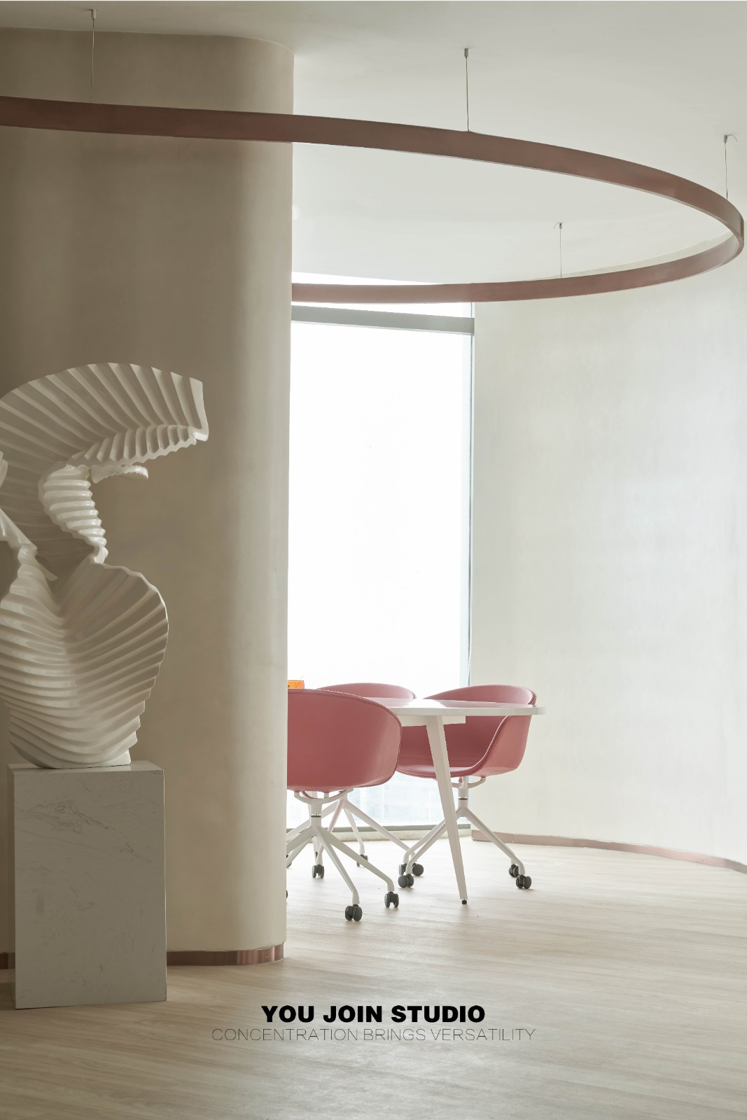 素柔绸纺办公空间设计丨于几设计-12