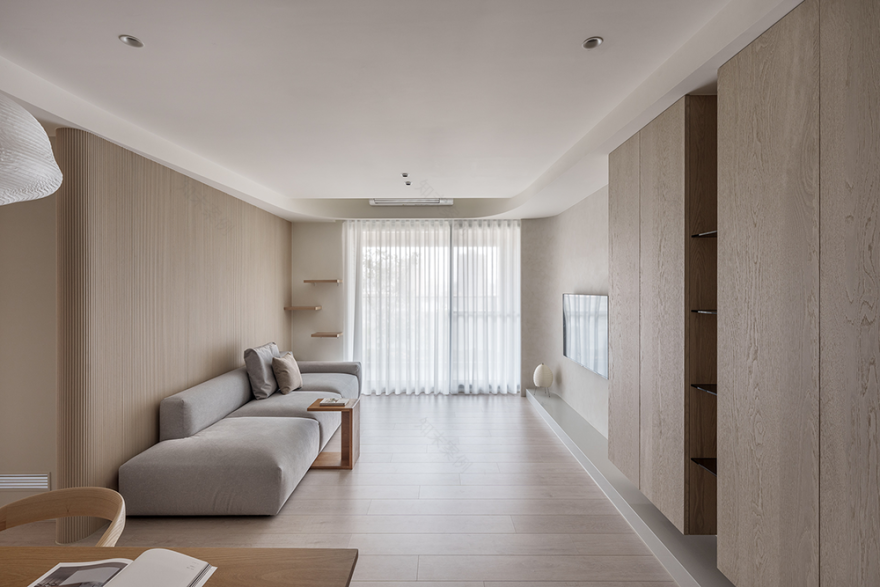 私宅设计:生活向简,内敛简美丨十幸制作-21