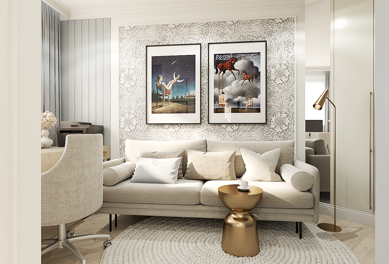 90平美式现代经典风格公寓室内设计丨波兰华沙-27