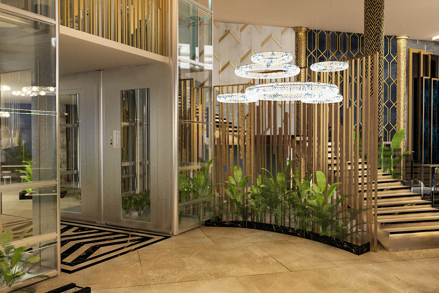 Art Deco hotel Lobby & Cafe-2