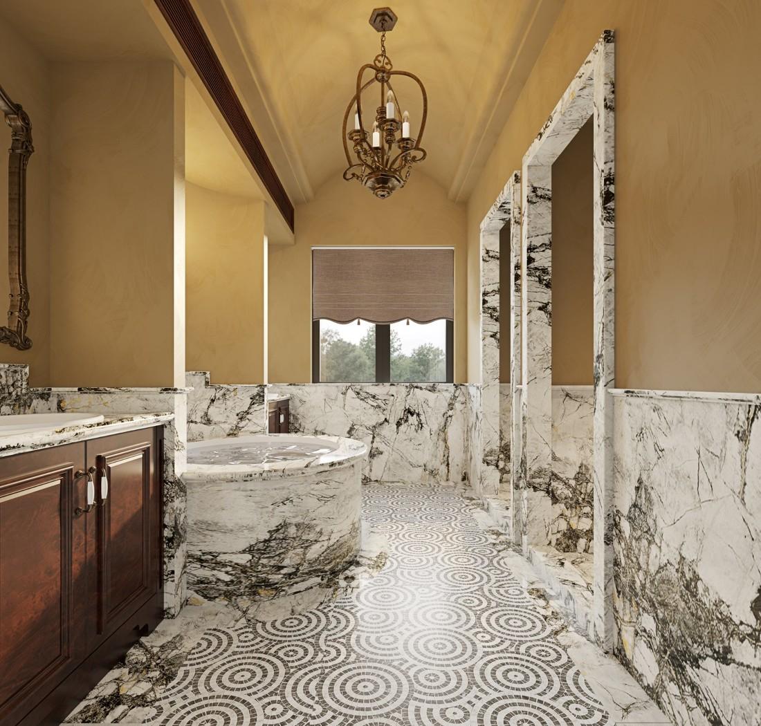 
设计新作 | 360㎡ 联排美墅 -15