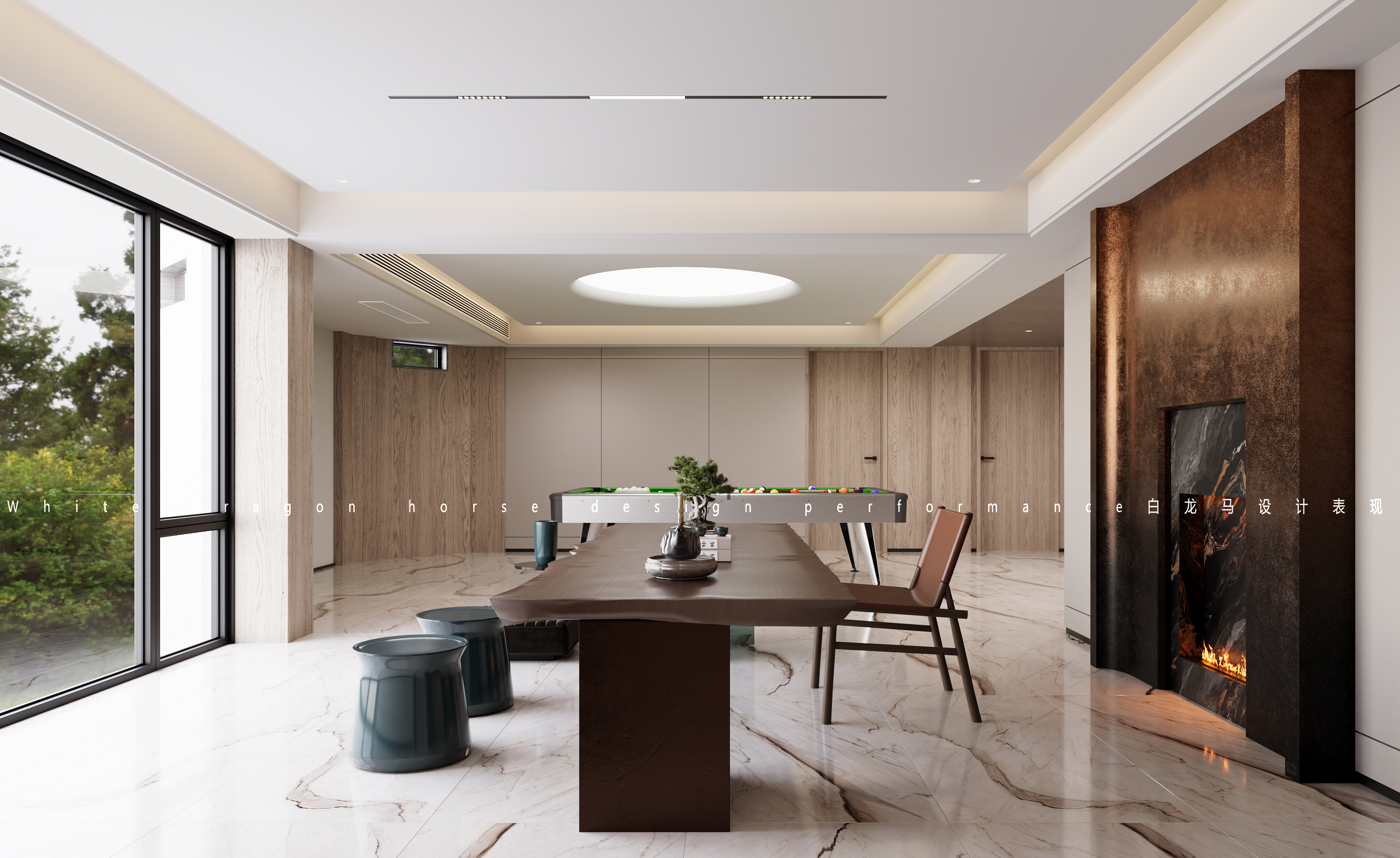 意式别墅家装效果图-5