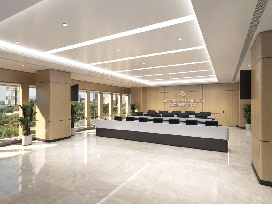 山西交控应急指挥调度中心工装设计方案丨中国山西-13