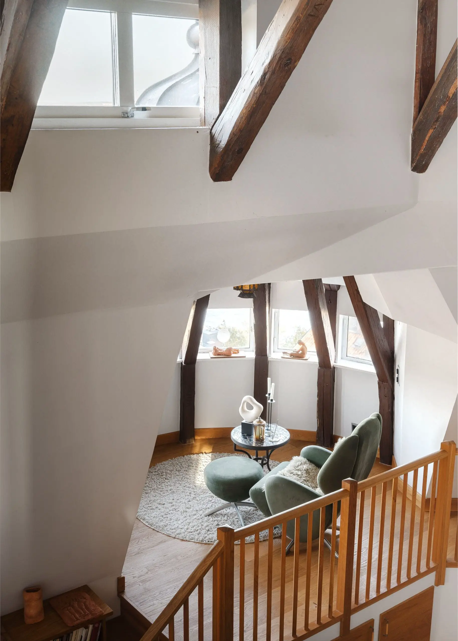 梦幻之居 | 瑞典斯德哥尔摩艺术装饰风格复式公寓-5