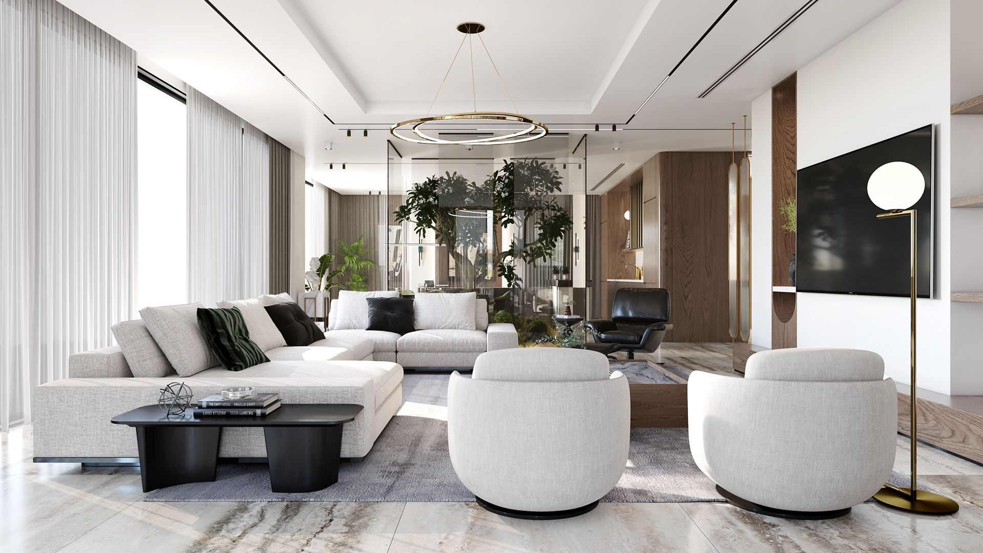 Villa Reception | Le Reve Compound-5