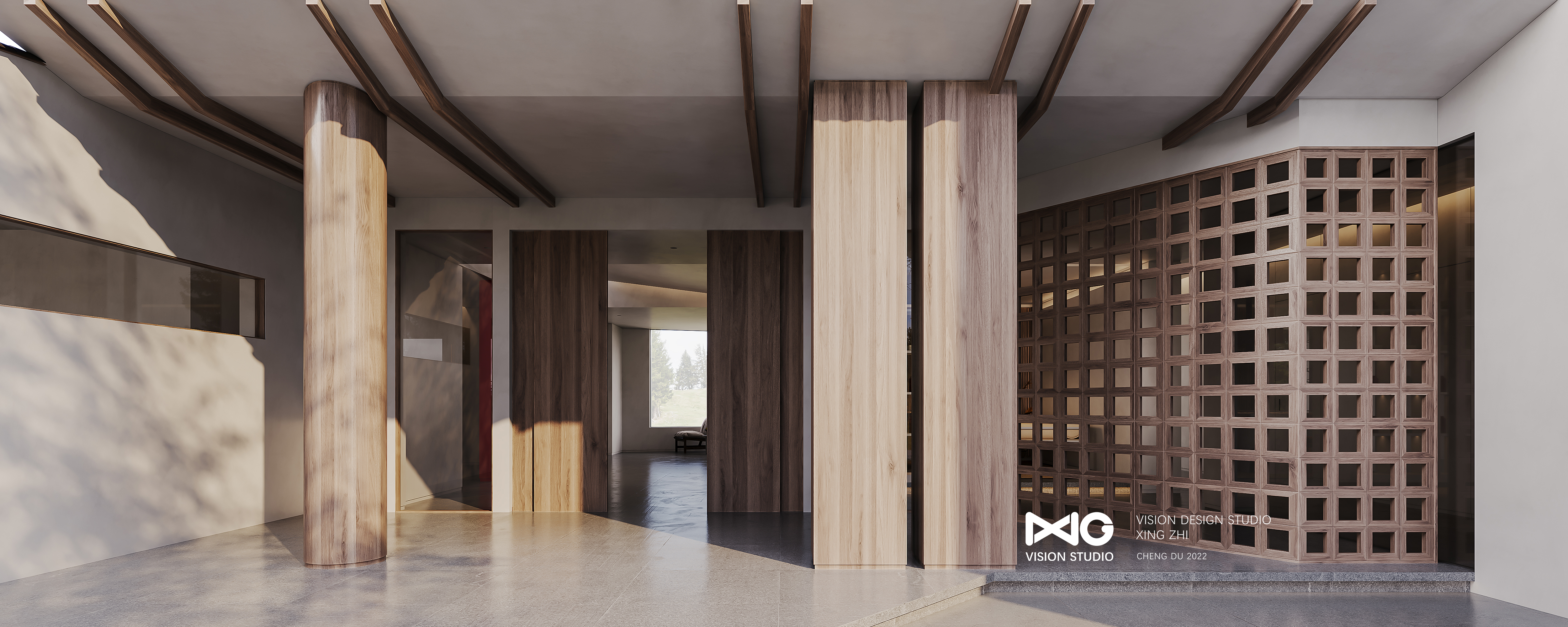 商业景观表现/ 景观 成都民宿 / 壬寅年·丁未月作-8