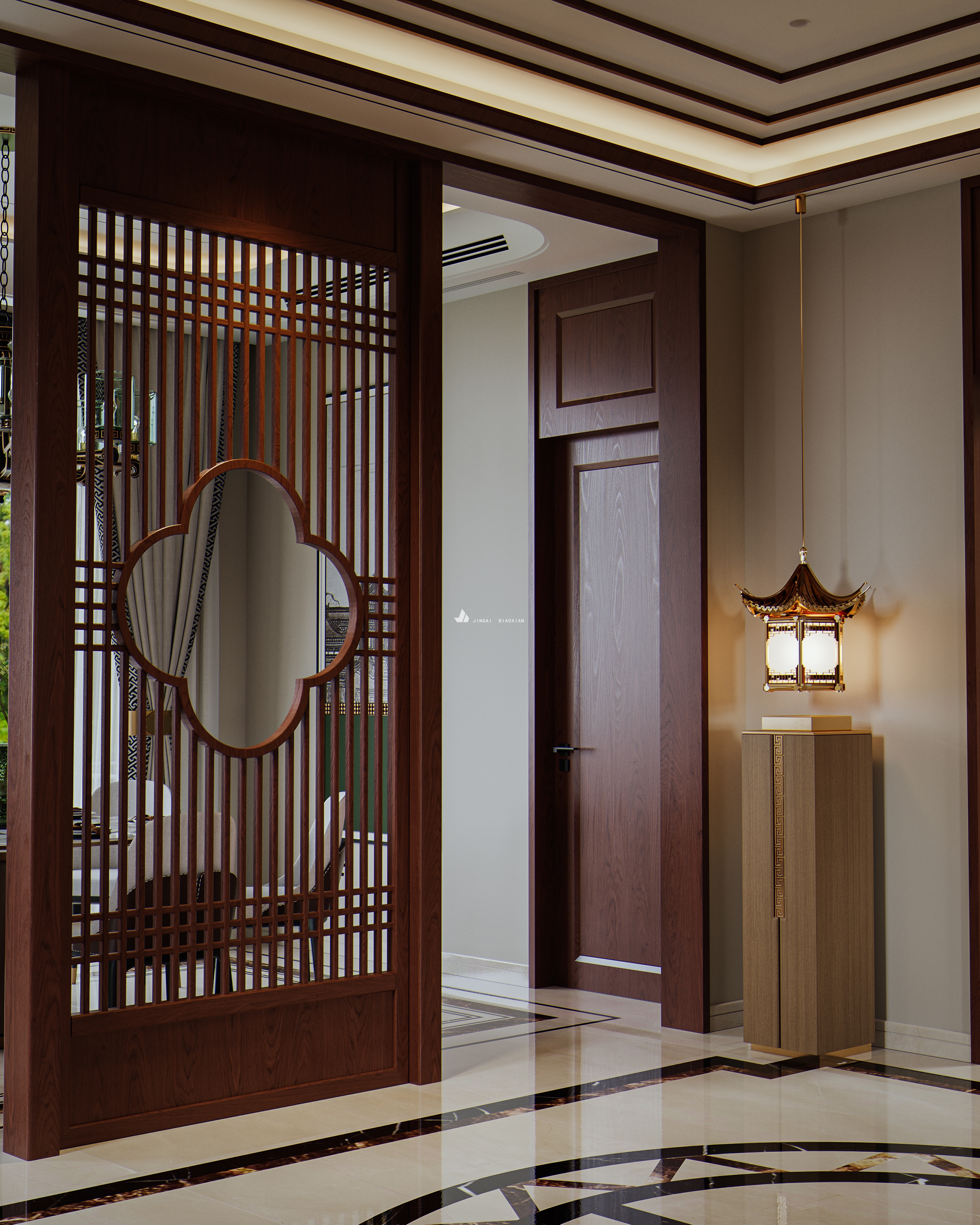 岁寒，然后知松柏之后凋也。(新中式风格)-3