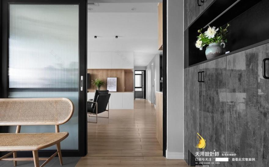 174 平现代混搭风家居,一线江景与空间完美融合-8