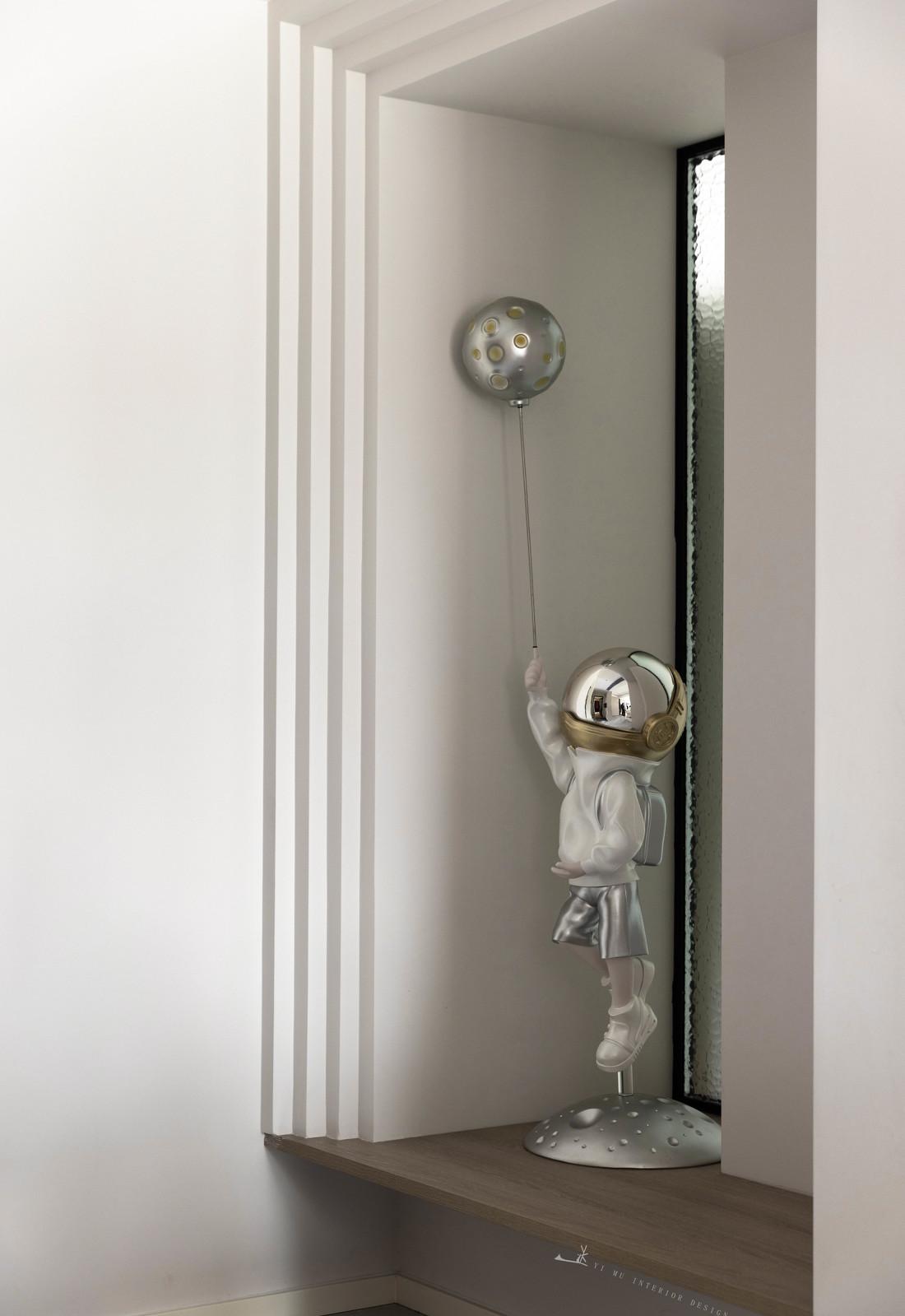 125㎡现代奶油风家居设计-7