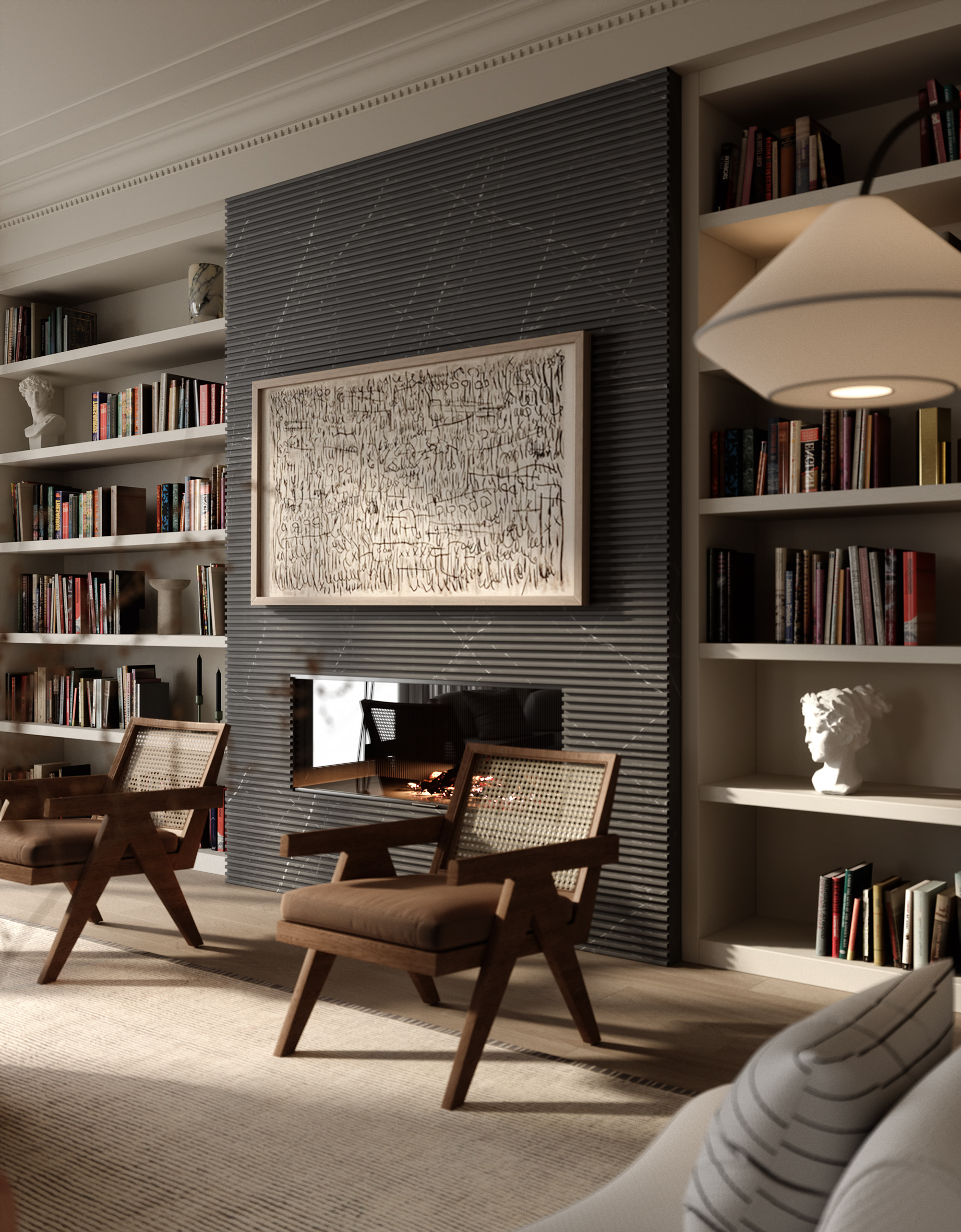 新泽西450平方米住宅室内设计丨美国新泽西丨ADD DESIGN-22