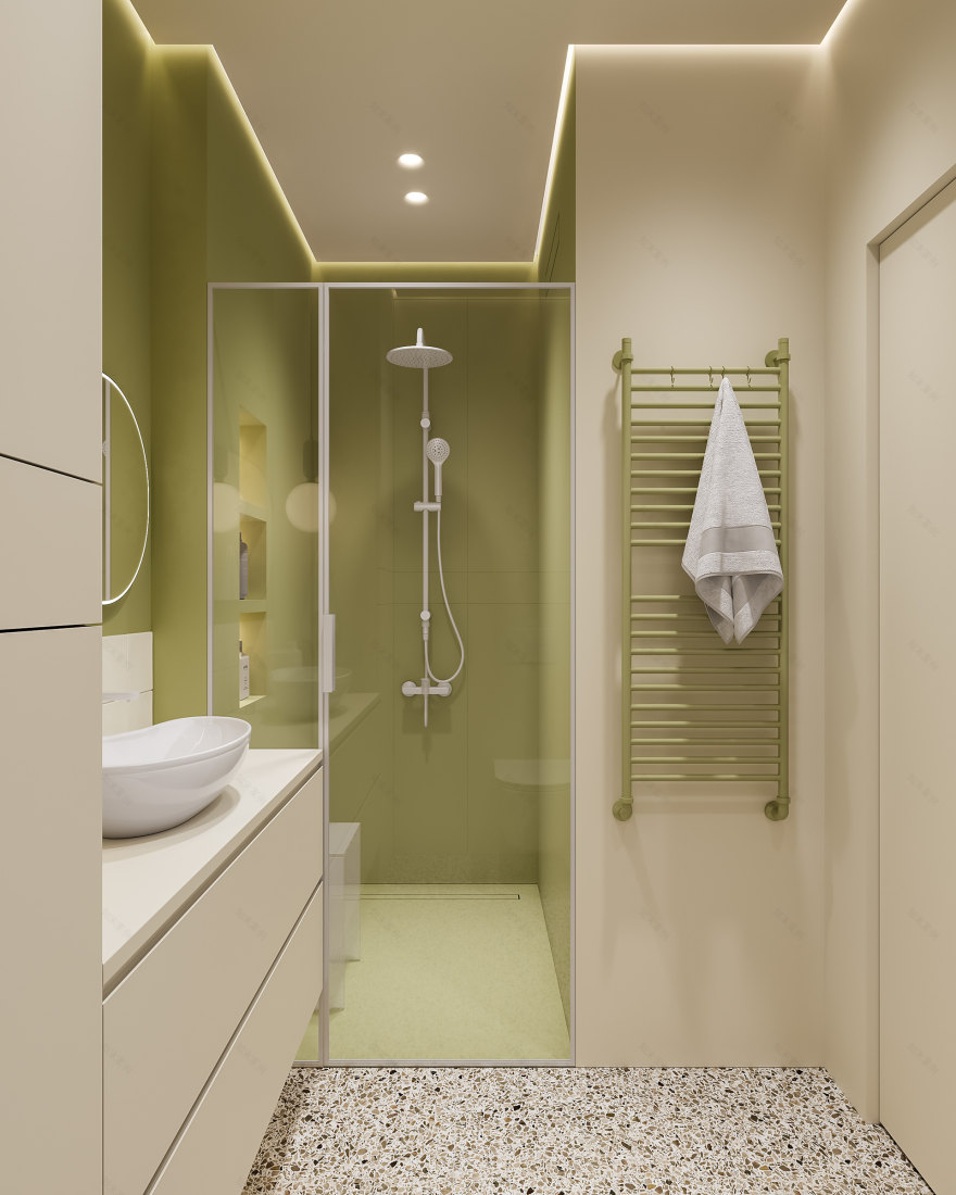 圣彼得堡中心两居室公寓设计丨俄罗斯圣彼得堡丨A. Randalainen,N. Bazarova-47