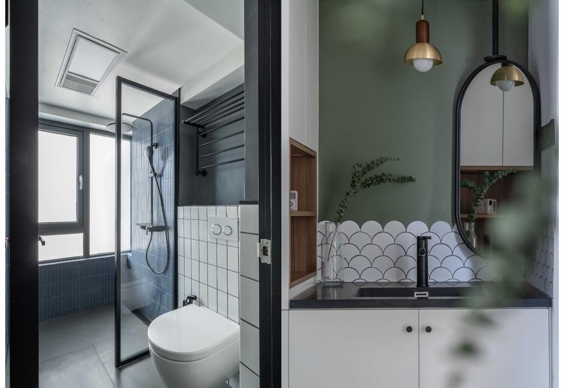 王一樹打造 76㎡中古风理想居所,优化空间动线与收纳-68