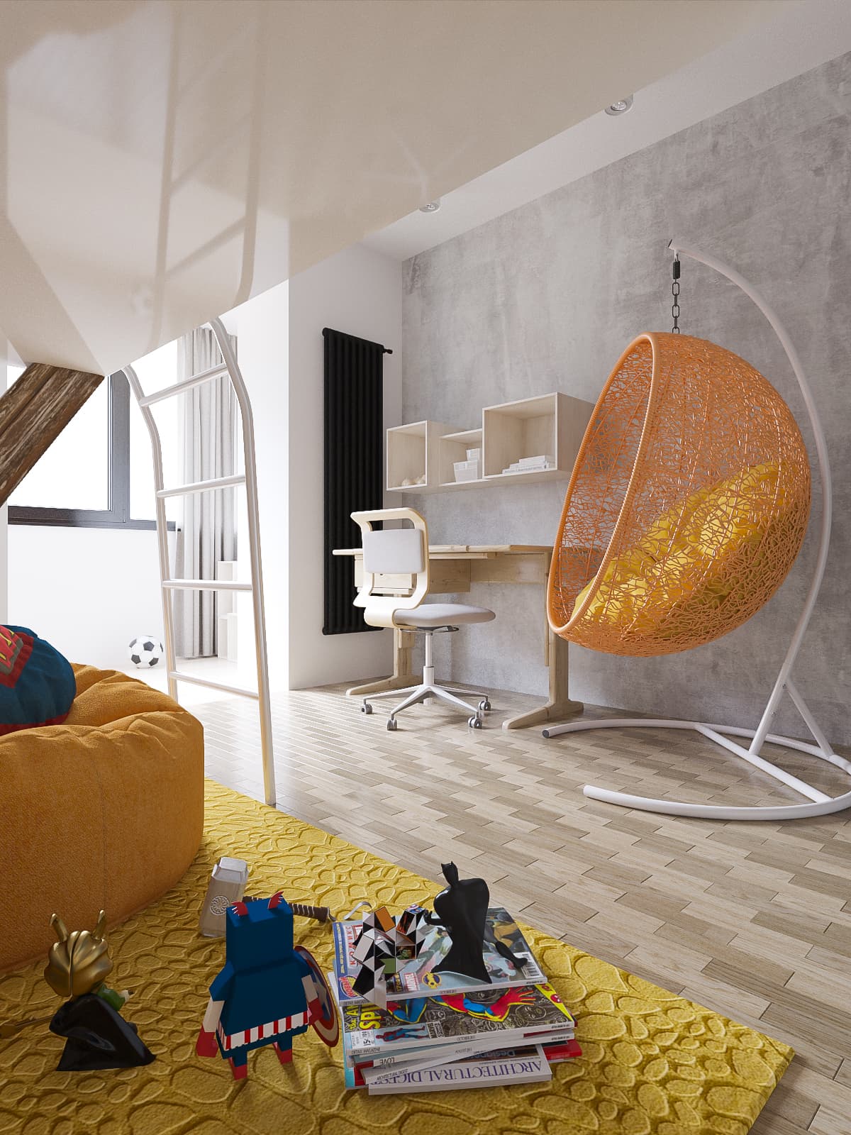 石墨色调的 loft 公寓设计项目丨白俄罗斯明斯克丨“Станза”工作室-35