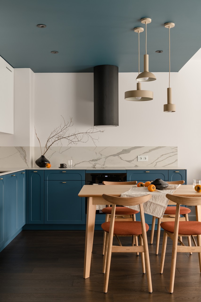 50平米带石榴红调的公寓设计丨Grupa NONO-38