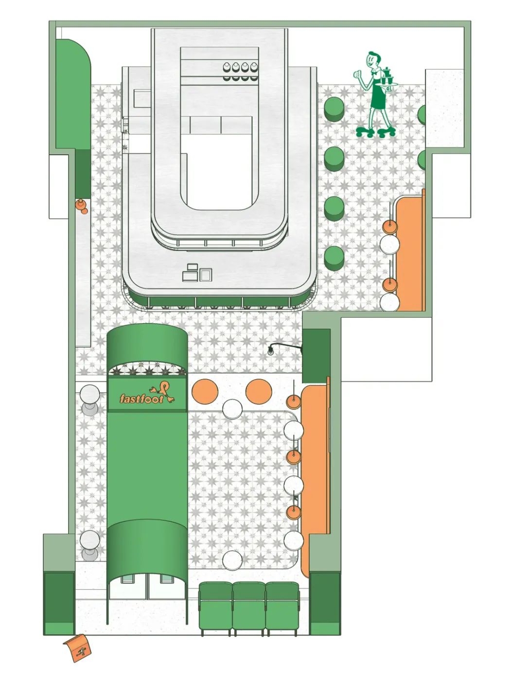 广州东山口“急急脚”咖啡店,复古与现代的完美融合-23