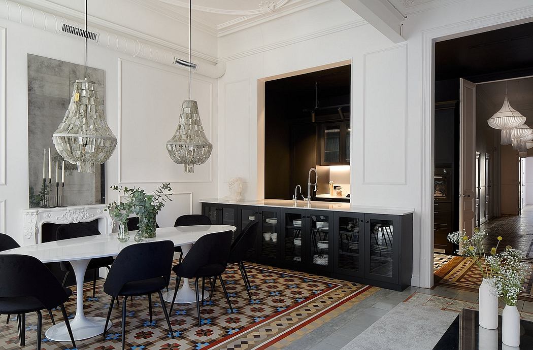 A Refined Eixample Apartment Redefinition: Modern Meets Classic-3