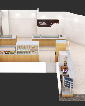 Restaurant Axonometric Studies - 3D Plans (Archive)