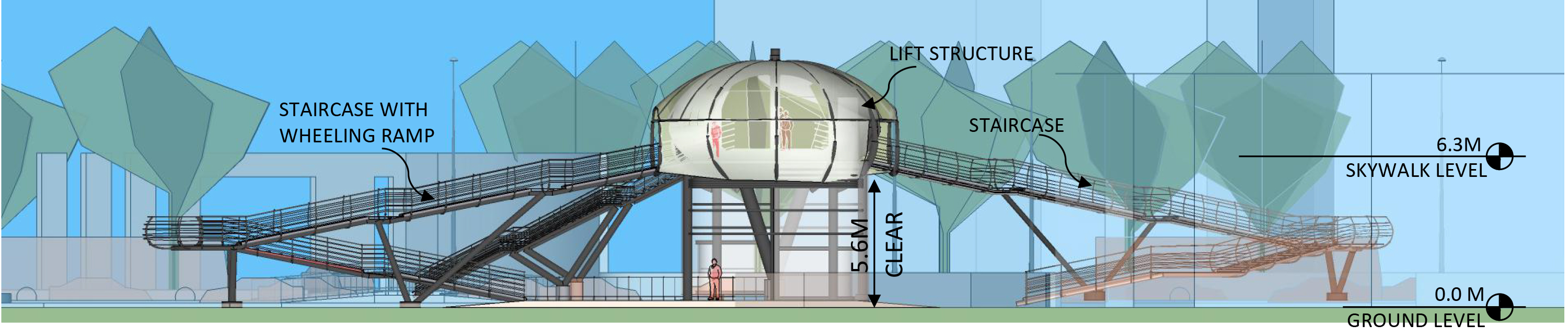 Foot Over Bridge at Outer Ring Road Bellandur Bangalore-17