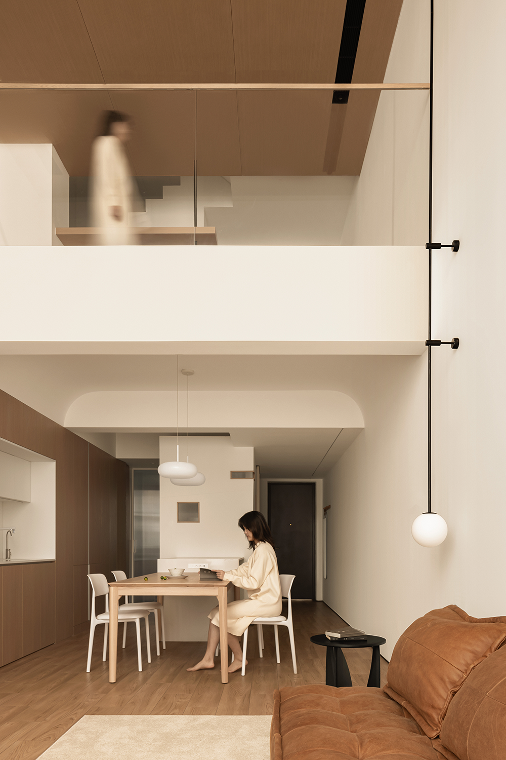 四层叠墅 素简原木风,悠然生活美学丨境屿空间设计-8