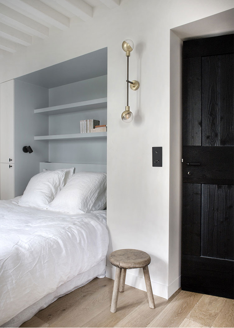 巴黎宁静公寓的乡村风情设计-8