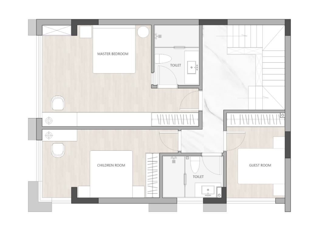 450㎡现代别墅，居于自然，与光同尘 | 涛墨设计-63