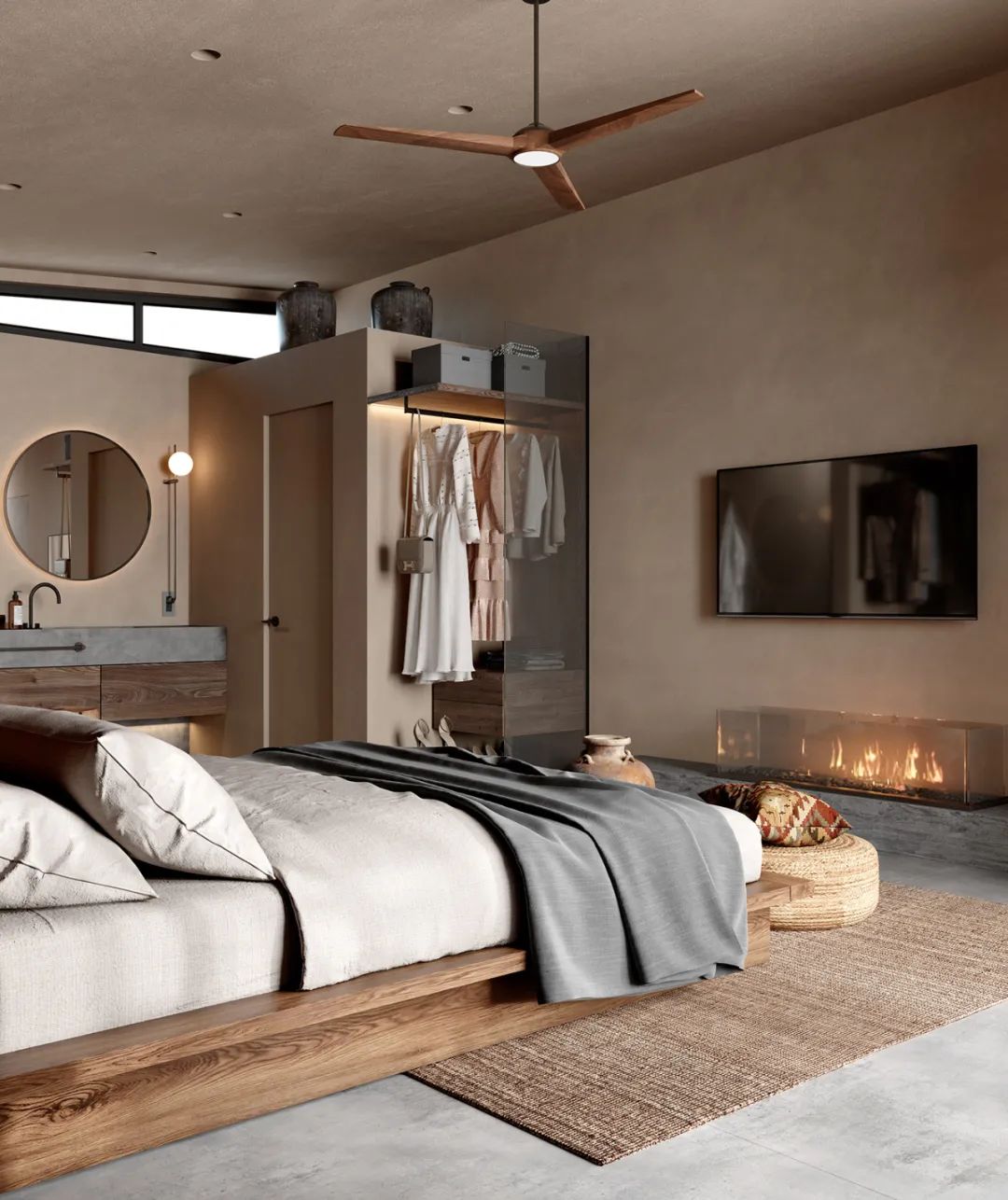 美式侘寂风餐厅设计丨YanaPrydalna-75