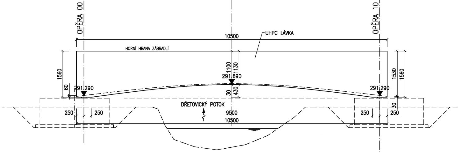 捷克Vrapicės村庄附近的混凝土人行桥-31