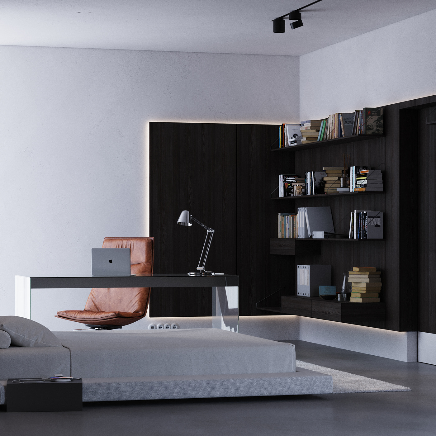 高级灰色系公寓设计 超有范的设计-18