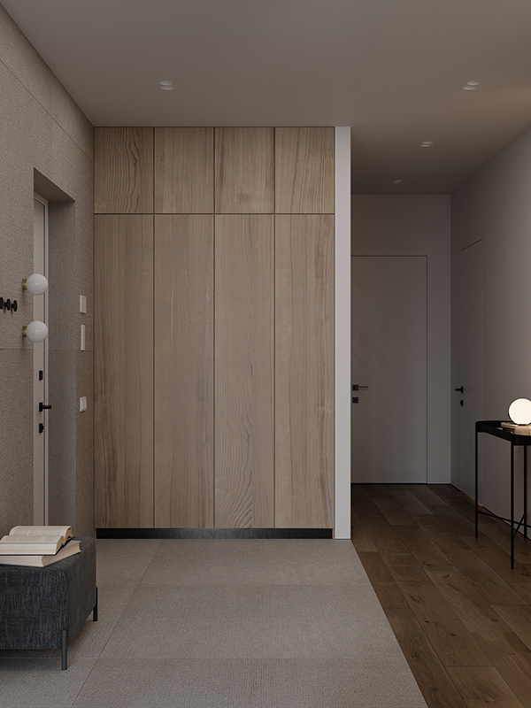 96.61㎡简约风公寓设计 回归家的质朴与纯粹            
            -2