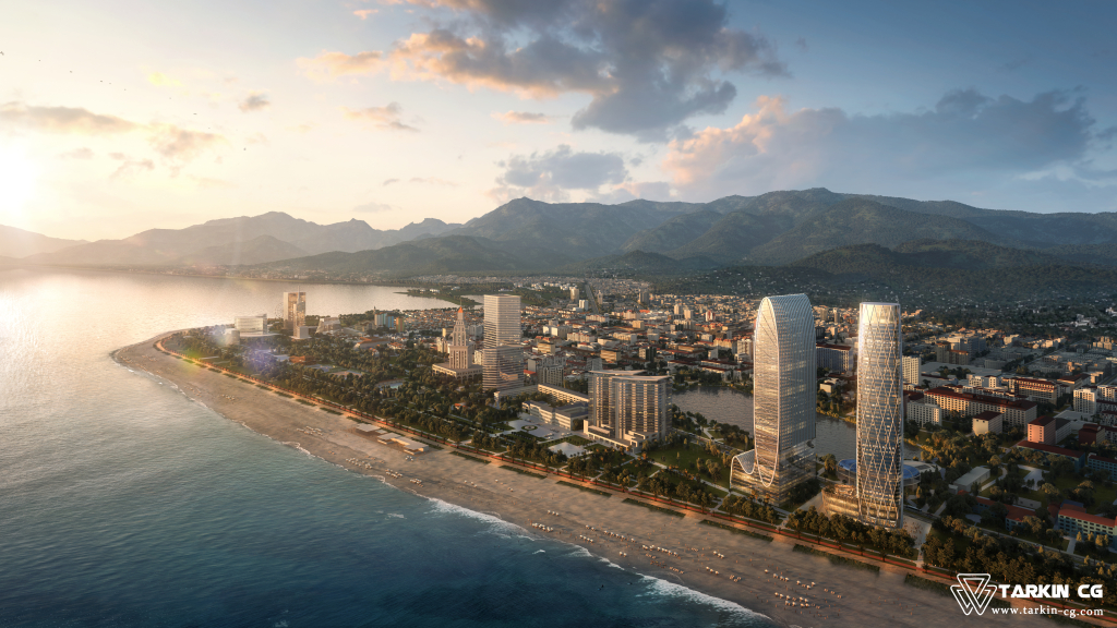TarkinCG - Seaside Luxury Hotel Project Render-6