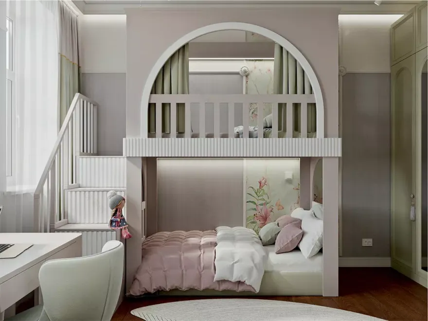 ≡ ➤ Мебель в детскую комнату девочки 6 лет ⋆ Фабрика мебели «Mamka™» ᐈ Эксперт детского пространства-4