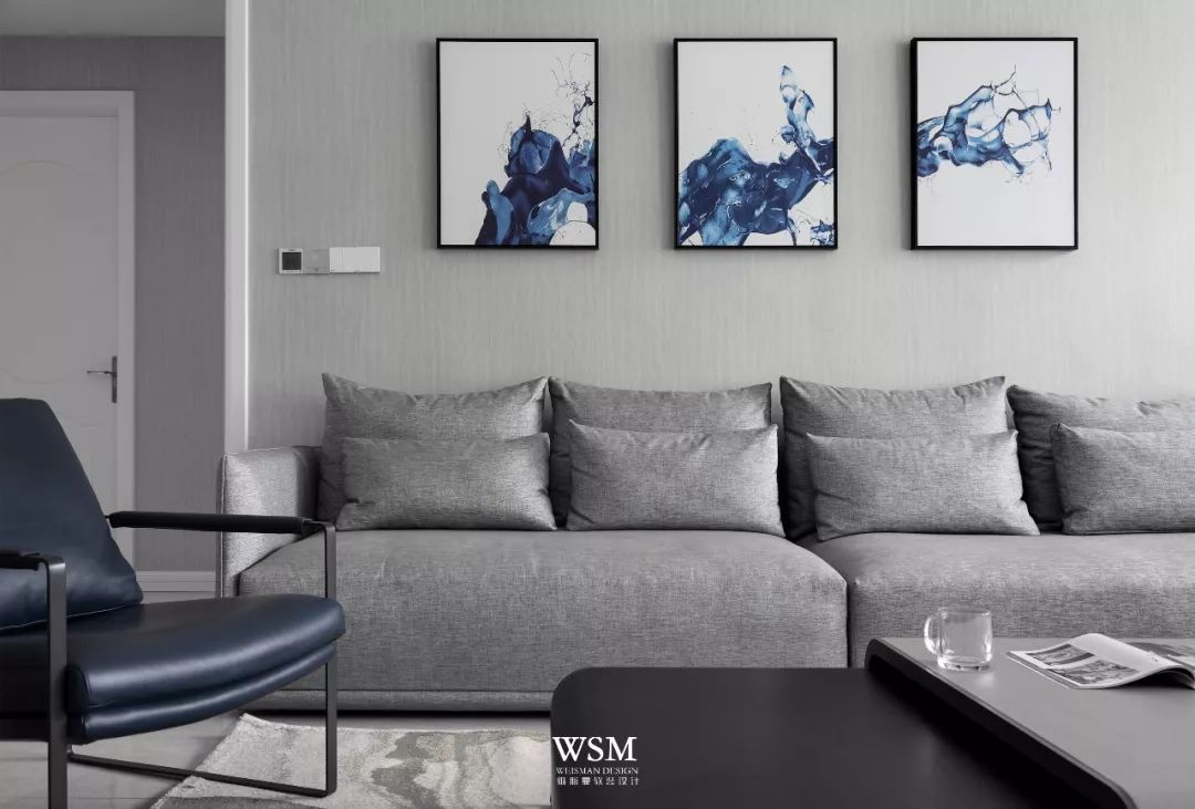 质感生活，和谐空间——苏州瑞景国际灰色调全案设计-27