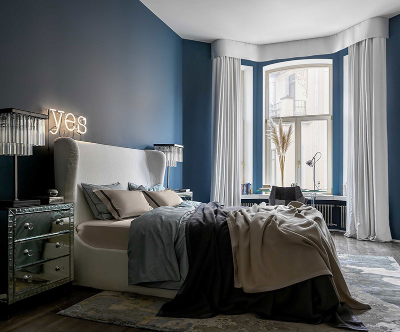 莫斯科中心老办公楼改造的复古优雅公寓-13