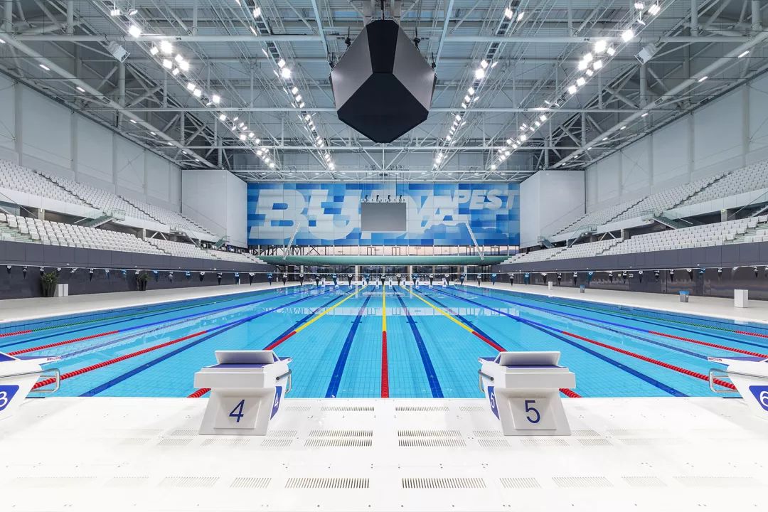 波光粼粼的多瑙河畔游泳馆，布达佩斯 Duna Arena-51