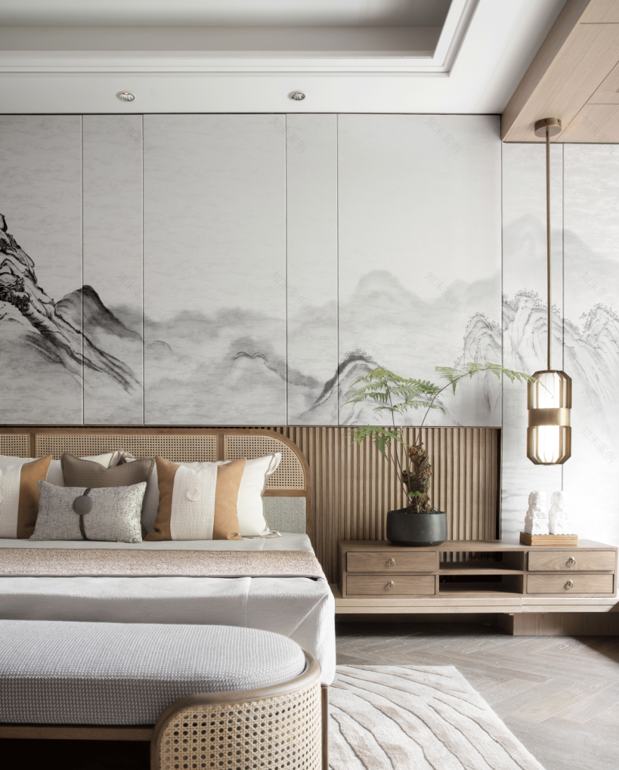 长沙建发松雅院下叠样板间丨中国长沙丨元禾大千(软装),深圳盘石设计有限公司(硬装)-20