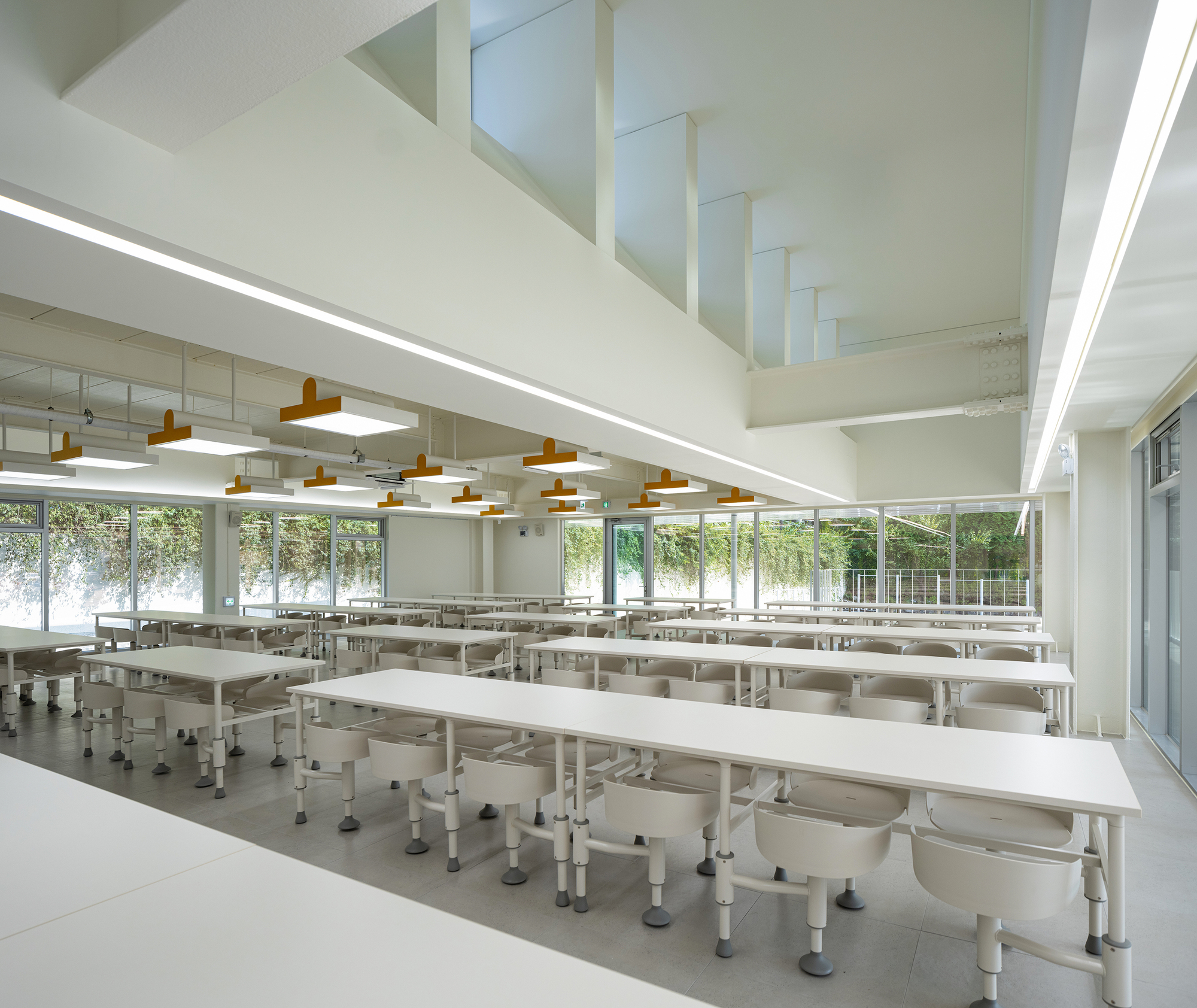 Mirae High School of Science & Technology Cafeteria Extension 高中学校食堂丨Bare Ground Architects-18